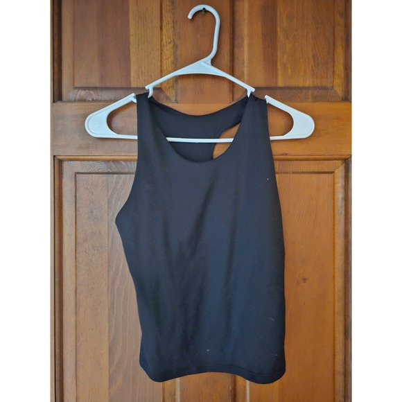 Other - Girls Black Athletic Racerback Tank Top Activewear Stretch Gym Shirt Kids